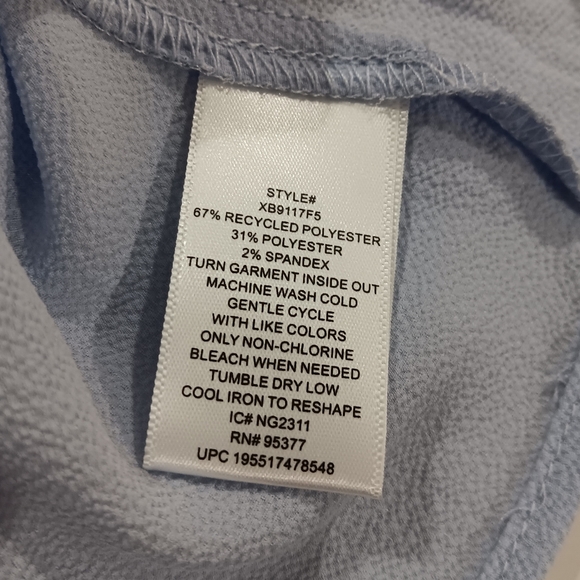 Social Standard by Sanctuary Women's Seaspray Blue Tallie Peasant Top (NWT) - Picture 5 of 7